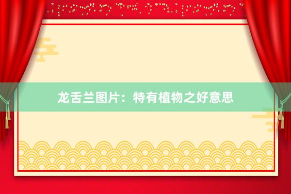 龙舌兰图片：特有植物之好意思